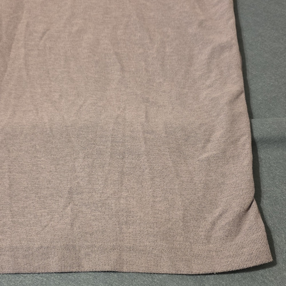 Vuori Brown Polo Shirt M Men Short Sleeve Button Collared Knit Solid - Picture 3 of 16